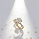 Oval cut lab grown diamond engagement ring 05