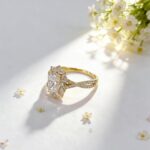 Oval cut lab grown diamond engagement ring 05