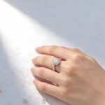 Oval cut lab grown diamond engagement ring 05