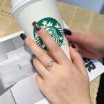 Oval cut lab grown diamond engagement ring 01