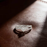 Princess cut lab grown diamond engagement ring 04