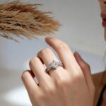 Princess cut lab grown diamond engagement ring 05
